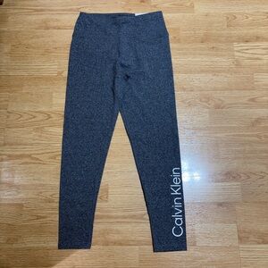 Calvin Klein Charcoal Kids Leggings